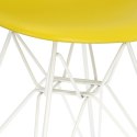 D2.DESIGN Krzesło P016 PP White żółte D2.DESIGN Krzesło P016 PP White żółte