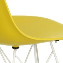 D2.DESIGN Krzesło P016 PP White żółte D2.DESIGN Krzesło P016 PP White żółte