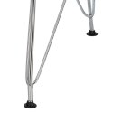 D2.DESIGN Krzesło P016 tworzywo PP dark grey szare, metalowe chromowane nogi wygodne i lekkie D2.DESIGN Krzesło P016 tworzywo PP dark grey szare, metalowe chromowane nogi wygodne i lekkie