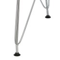 D2.DESIGN Krzesło P016 PP tworzywo mild grey beżowe, chromowane nogi metalowe nowoczesne i funkcjonalne D2.DESIGN Krzesło P016 PP tworzywo mild grey beżowe, chromowane nogi metalowe nowoczesne i funkcjonalne