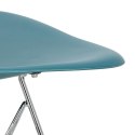 D2.DESIGN Krzesło P016 PP tworzywo navy green zielony, metalowe chromowane nogi wygodne i lekkie D2.DESIGN Krzesło P016 PP tworzywo navy green zielony, metalowe chromowane nogi wygodne i lekkie