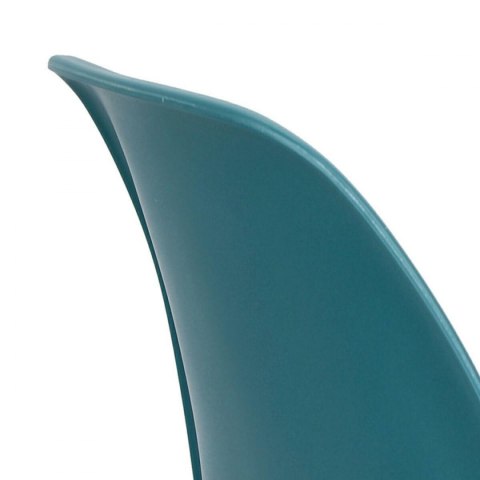D2.DESIGN Krzesło P016 PP tworzywo navy green zielony, metalowe chromowane nogi wygodne i lekkie D2.DESIGN Krzesło P016 PP tworzywo navy green zielony, metalowe chromowane nogi wygodne i lekkie