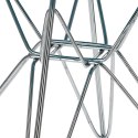D2.DESIGN Krzesło P016 PP tworzywo ocean blue niebieskie, chromowane nogi metalowe wygodne i funkcjonalne D2.DESIGN Krzesło P016 PP tworzywo ocean blue niebieskie, chromowane nogi metalowe wygodne i funkcjonalne