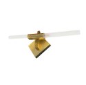 King Home Kinkiet CANDELABR WALL złoty - aluminium, klosze szkło satynowe G9 King Home Kinkiet CANDELABR WALL złoty - aluminium, klosze szkło satynowe G9