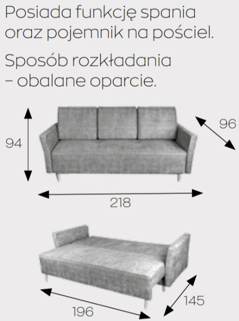 Markos Kanapa / Wersalka / Sofa ATENA DL Markos Kanapa / Wersalka / Sofa ATENA DL