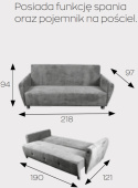 Markos Kanapa / Wersalka / Sofa LAGOS Markos Kanapa / Wersalka / Sofa LAGOS