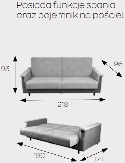 Markos Kanapa / Wersalka / Sofa STIGMA Markos Kanapa / Wersalka / Sofa STIGMA