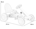 Milly Mally Pojazd Gokart na pedały Jeździk Viper Yellow Żółty regulowane siedzisko hamulec sportowa kierownica 3lata+