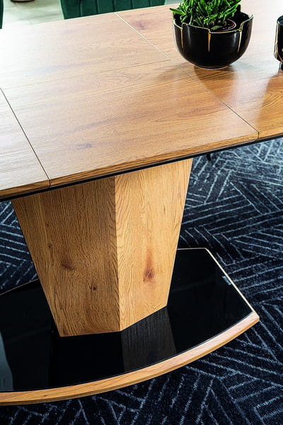 SIGNAL STÓŁ ROZKŁADANY HOUSTON DĄB 120(160)X80 MDF FORNIR SIGNAL STÓŁ ROZKŁADANY HOUSTON DĄB 120(160)X80 MDF FORNIR