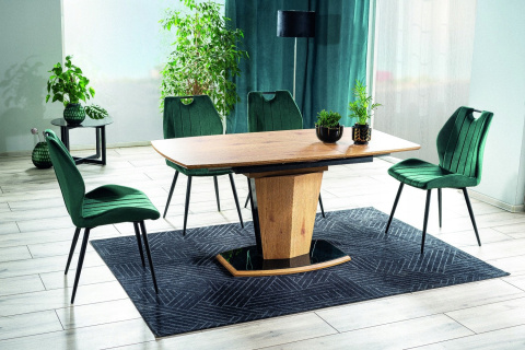 SIGNAL STÓŁ ROZKŁADANY HOUSTON DĄB 120(160)X80 MDF FORNIR SIGNAL STÓŁ ROZKŁADANY HOUSTON DĄB 120(160)X80 MDF FORNIR