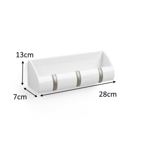 Umbra UMBRA organizer - wieszak ścienny CUBBY MINI biały Umbra UMBRA organizer - wieszak ścienny CUBBY MINI biały