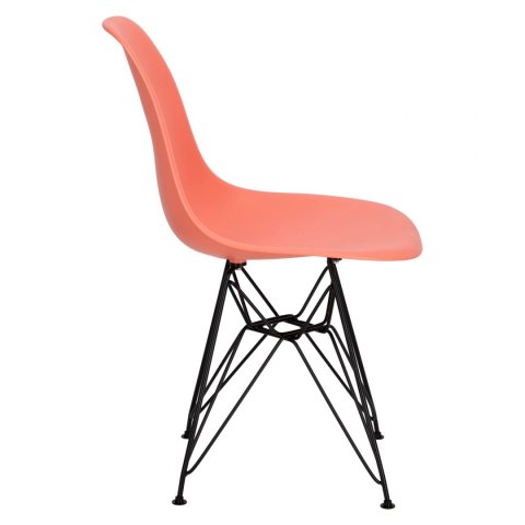 D2.DESIGN Krzesło P016 PP Black dark peach D2.DESIGN Krzesło P016 PP Black dark peach