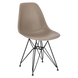 D2.DESIGN Krzesło P016 PP Black mild grey