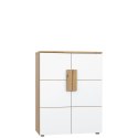 Meble Forte ARKINA LBLK40-C804 Komoda młodzieżowa Biały / Dąb Meble Forte ARKINA LBLK40-C804 Komoda młodzieżowa Biały / Dąb