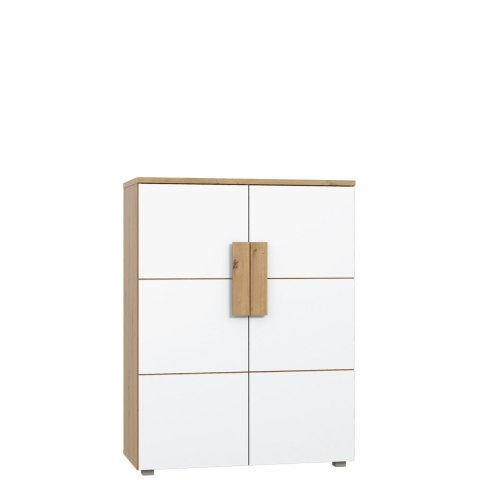 Meble Forte ARKINA LBLK40-C804 Komoda młodzieżowa Biały / Dąb Meble Forte ARKINA LBLK40-C804 Komoda młodzieżowa Biały / Dąb