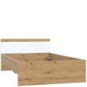 Meble Forte ARKINA LBLL012-C804 Łóżko młodzieżowe Dąb/Biały Meble Forte ARKINA LBLL012-C804 Łóżko młodzieżowe Dąb/Biały