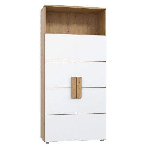 Meble Forte ARKINA LBLR82-C804 Regał młodzieżowy Dąb/Biały Meble Forte ARKINA LBLR82-C804 Regał młodzieżowy Dąb/Biały