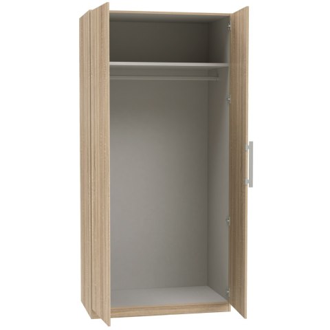 Meble Forte CADIXO CDXS82-D30 Szafa ubraniowa dwudrzwiowa Dąb sonoma Meble Forte CADIXO CDXS82-D30 Szafa ubraniowa dwudrzwiowa Dąb sonoma