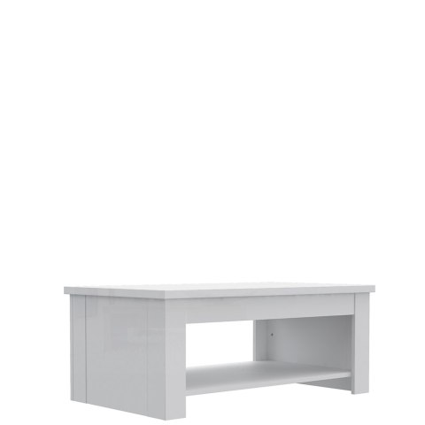 Meble Forte COFFEE TABLES DURT511-C04 Stolik okolicznościowy, kawowy, Biały, blat podwyższany Meble Forte COFFEE TABLES DURT511-C04 Stolik okolicznościowy, kawowy, Biały, blat podwyższany