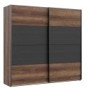 Meble Forte DREAMER RMRS324E1-N09 Szafa ubraniowa przesuwna Dąb szlachetny/Dąb Czarny Meble Forte DREAMER RMRS324E1-N09 Szafa ubraniowa przesuwna Dąb szlachetny/Dąb Czarny