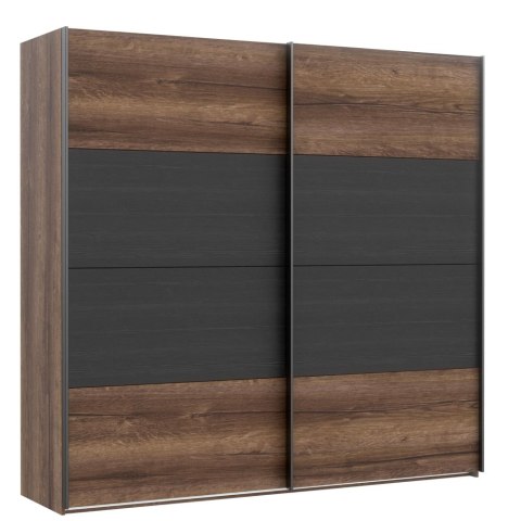 Meble Forte DREAMER RMRS324E1-N09 Szafa ubraniowa przesuwna Dąb szlachetny/Dąb Czarny Meble Forte DREAMER RMRS324E1-N09 Szafa ubraniowa przesuwna Dąb szlachetny/Dąb Czarny