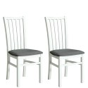 Meble Forte KRZESŁA KR0114-120-ET95 Krzesło SNOW Biały/Szary Meble Forte KRZESŁA KR0114-120-ET95 Krzesło SNOW Biały/Szary