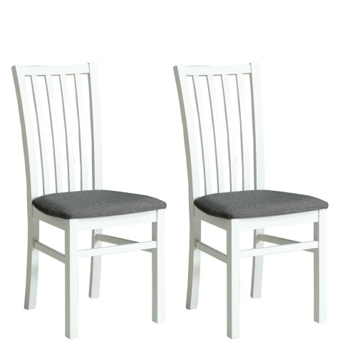 Meble Forte KRZESŁA KR0114-120-ET95 Krzesło SNOW Biały/Szary Meble Forte KRZESŁA KR0114-120-ET95 Krzesło SNOW Biały/Szary