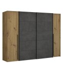 Meble Forte NARAGO-sprzedaż PALETOWA NRGS82511-C752 Szafa ubraniowa-Minimalna ilość zamówienia 4szt.lub jej wielokrotność Meble Forte NARAGO-sprzedaż PALETOWA NRGS82511-C752 Szafa ubraniowa-Minimalna ilość zamówienia 4szt.lub jej wielokrotność