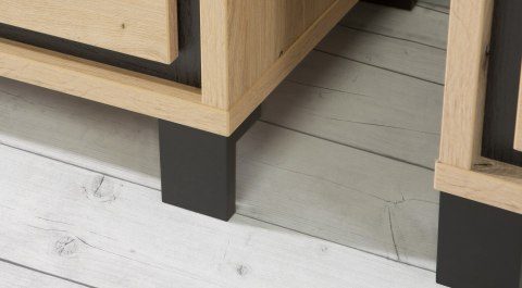 Meble Forte TRONDHEIM TDHK232L-C773 Komoda L Dąb Artisan/Dąb czarny Meble Forte TRONDHEIM TDHK232L-C773 Komoda L Dąb Artisan/Dąb czarny