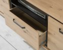 Meble Forte TRONDHEIM TDHT132-C773 Szafka RTV Dąb Artisan/Dąb czarny Meble Forte TRONDHEIM TDHT132-C773 Szafka RTV Dąb Artisan/Dąb czarny
