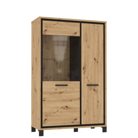 Meble Forte TRONDHEIM TDHV622L-C773 Witryna L Dąb Artisan/Dąb czarny Meble Forte TRONDHEIM TDHV622L-C773 Witryna L Dąb Artisan/Dąb czarny
