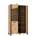 Meble Forte TRONDHEIM TDHV622L-C773 Witryna L Dąb Artisan/Dąb czarny Meble Forte TRONDHEIM TDHV622L-C773 Witryna L Dąb Artisan/Dąb czarny