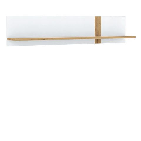 Meble Forte TULUZA TUZB01-C844 Półka wisząca Biały/Dąb Artisan Meble Forte TULUZA TUZB01-C844 Półka wisząca Biały/Dąb Artisan