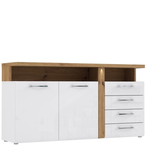 Meble Forte TULUZA TUZK231B-C843 Komoda Biały/Dąb Artisan Meble Forte TULUZA TUZK231B-C843 Komoda Biały/Dąb Artisan