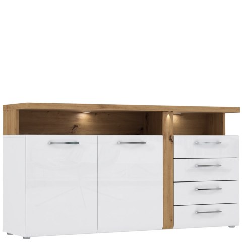 Meble Forte TULUZA TUZK231B-C843 Komoda Biały/Dąb Artisan Meble Forte TULUZA TUZK231B-C843 Komoda Biały/Dąb Artisan