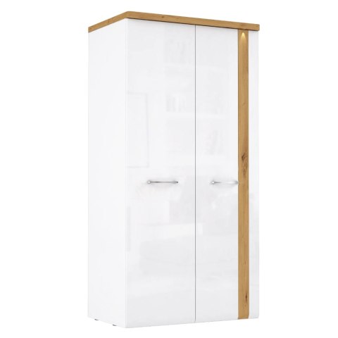 Meble Forte TULUZA TUZS821B-C843 Szafa ubraniowa Biały/Dąb Artisan Meble Forte TULUZA TUZS821B-C843 Szafa ubraniowa Biały/Dąb Artisan