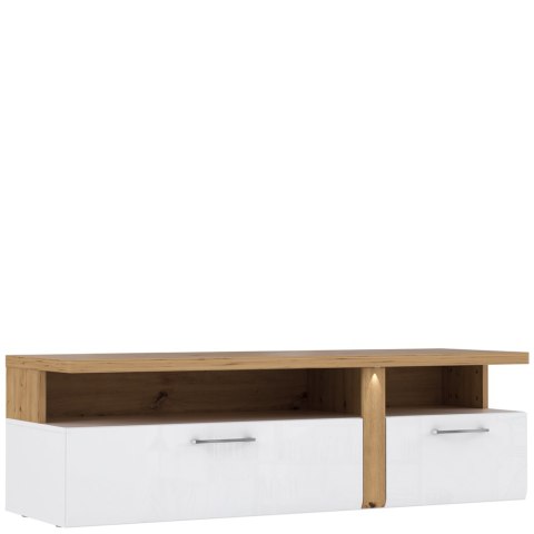 Meble Forte TULUZA TUZT121B-C843 Szafka RTV Biały/Dąb Artisan Meble Forte TULUZA TUZT121B-C843 Szafka RTV Biały/Dąb Artisan