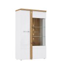 Meble Forte TULUZA TUZV621B-C843 Witryna Biały/Dąb Artisan Meble Forte TULUZA TUZV621B-C843 Witryna Biały/Dąb Artisan