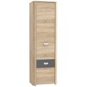 Meble Forte YOOP YPS71-Q41 Szafa ubraniowa Dąb sonoma/Szary Meble Forte YOOP YPS71-Q41 Szafa ubraniowa Dąb sonoma/Szary