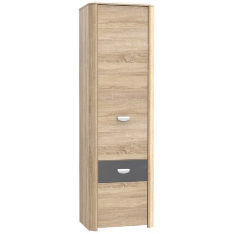 Meble Forte YOOP YPS71-Q41 Szafa ubraniowa Dąb sonoma/Szary Meble Forte YOOP YPS71-Q41 Szafa ubraniowa Dąb sonoma/Szary