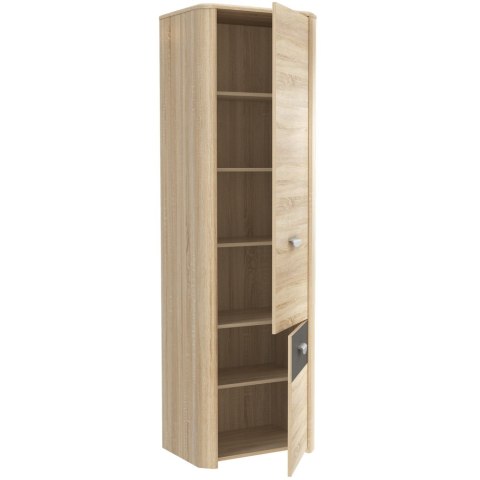 Meble Forte YOOP YPS71-Q41 Szafa ubraniowa Dąb sonoma/Szary Meble Forte YOOP YPS71-Q41 Szafa ubraniowa Dąb sonoma/Szary