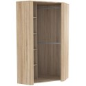 Meble Forte YOOP YPS92-Q41 Szafa ubraniowa narożna dwudrzwiowa Dąb sonoma/Szary Meble Forte YOOP YPS92-Q41 Szafa ubraniowa narożna dwudrzwiowa Dąb sonoma/Szary