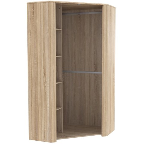 Meble Forte YOOP YPS92-Q41 Szafa ubraniowa narożna dwudrzwiowa Dąb sonoma/Szary Meble Forte YOOP YPS92-Q41 Szafa ubraniowa narożna dwudrzwiowa Dąb sonoma/Szary