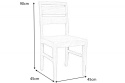 Invicta Interior INVICTA krzesła LAGOS sheesham - lite drewno palisander Invicta Interior INVICTA krzesła LAGOS sheesham - lite drewno palisander