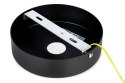 King Home Podsufitka Rozeta do lampy FI 15cm czarna 3 - metal King Home Podsufitka Rozeta do lampy FI 15cm czarna 3 - metal