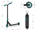 MMX Hulajnoga wyczynowa Scooter Jeździk MMX Raptor Ocean MMX Hulajnoga wyczynowa Scooter Jeździk MMX Raptor Ocean