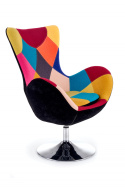 Halmar BUTTERFLY fotel wypoczynkowy patchwork wielobarwny