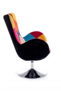 Halmar BUTTERFLY fotel wypoczynkowy patchwork wielobarwny