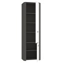 Meble Forte HEY HEYS711-C230 Szafa ubraniowa półki Szary/Biały Meble Forte HEY HEYS711-C230 Szafa ubraniowa półki Szary/Biały