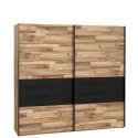Meble Forte JAKOBINA RCQS92411-C795 Szafa ubraniowa Dąb klepkowy /Dąb czarny Meble Forte JAKOBINA RCQS92411-C795 Szafa ubraniowa Dąb klepkowy /Dąb czarny